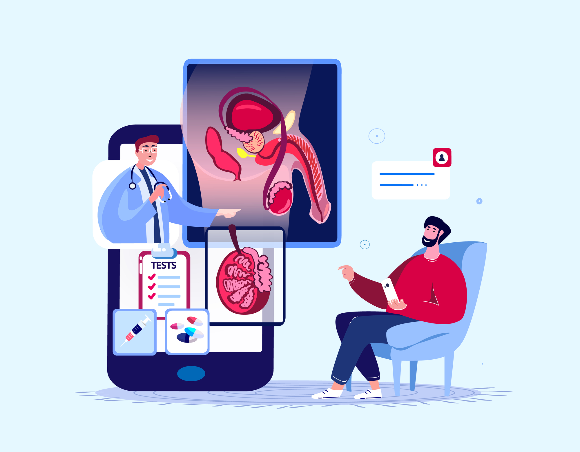 Erectile Dysfunction Illustration